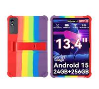 YHFZR Coque pour TABWEE T60 Pro Tablet 13,4 Pouce, Silicone Antichoc Léger Housse de Protection avec Support Stand, Coloré