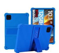 YHFZR Coque pour TCL Tab 10L Gen 4 Tablet 10,1 Pouce, Silicone Antichoc Léger Housse de Protection avec Support Stand pour TCL Tab 10L Gen 4 Tablet 10,1 Pouce, Bleu foncé