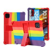 YHFZR Coque pour TCL Tab 10L Gen 4 Tablet 10,1 Pouce, Silicone Antichoc Léger Housse de Protection avec Support Stand pour TCL Tab 10L Gen 4 Tablet 10,1 Pouce, Coloré