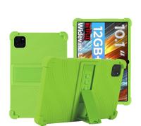 YHFZR Coque pour TCL Tab 10L Gen 4 Tablet 10,1 Pouce, Silicone Antichoc Léger Housse de Protection avec Support Stand pour TCL Tab 10L Gen 4 Tablet 10,1 Pouce, Vert