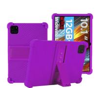 YHFZR Coque pour TCL Tab 10L Gen 4 Tablet 10,1 Pouce, Silicone Antichoc Léger Housse de Protection avec Support Stand pour TCL Tab 10L Gen 4 Tablet 10,1 Pouce, Violet