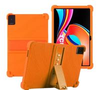 YHFZR Coque pour TCL Tab 10L Génération 2/8492A 10,1 Pouce, Silicone Antichoc Léger Housse de Protection avec Support Stand pour TCL Tab 10L Génération 2/8492A 10,1 Pouce, Orange