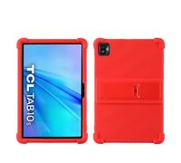 YHFZR Coque pour TCL Tab 10S 10.1", Silicone Antichoc Léger Housse de Protection avec Support Stand pour TCL Tab 10S 10.1", Rouge