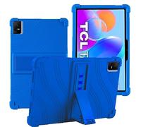 YHFZR Coque pour TCL Tab 11 2023, Silicone Antichoc Léger Housse de Protection avec Support Stand pour TCL Tab 11 2023, Bleu foncé