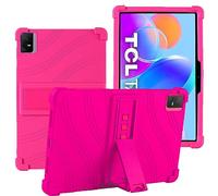YHFZR Coque pour TCL Tab 11 2023, Silicone Antichoc Léger Housse de Protection avec Support Stand pour TCL Tab 11 2023, Rose