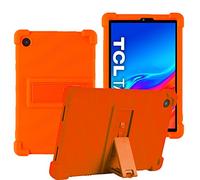 YHFZR Coque pour TCL Tab 8, Silicone Antichoc Léger Housse de Protection avec Support Stand pour TCL Tab 8 8 Pouce, Orange