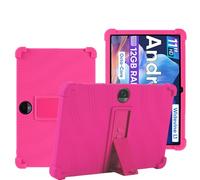 YHFZR Coque pour TCL Tab A1 Plus Tablet 12,2 Pouce, Silicone Antichoc Léger Housse de Protection avec Support Stand, Rose