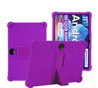 YHFZR Coque pour TCL Tab A1 Plus Tablet 12,2 Pouce, Silicone Antichoc Léger Housse de Protection avec Support Stand, Violet