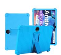 YHFZR Coque pour TCL Tab A1 Plus Tablet 12,2 Pouce, Silicone Antichoc Léger Housse de Protection avec Support Stand, Bleu