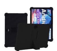 YHFZR Coque pour TCL Tab A1 Plus Tablet 12,2 Pouce, Silicone Antichoc Léger Housse de Protection avec Support Stand, Noir