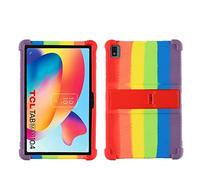 YHFZR Coque pour TCL TABMAX 10.4, Silicone Antichoc Léger Housse de Protection avec Support Stand pour TCL TABMAX 10.4, Coloré