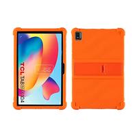 YHFZR Coque pour TCL TABMAX 10.4, Silicone Antichoc Léger Housse de Protection avec Support Stand pour TCL TABMAX 10.4, Orange