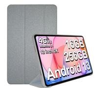 YHFZR Coque pour Teclast T60 - Ultra Slim PU Cuir Coque Case avec Stand Étui Housse pour Teclast T60 Tablet 12 Pouce, Argent