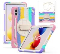 YHFZR Coque pour Xiaomi Redmi Pad 2 Pro/Redmi Pad Pro/Poco Pad M1 Tablet 12,1 Pouce, Housse Coque Rigide Protection Intégrale Antichoc avec Protecteur d'écran Intégré, Coloré