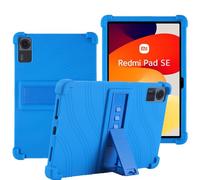 YHFZR Coque pour Xiaomi Redmi Pad SE 11 Pouce, Silicone Antichoc Léger Housse de Protection avec Support Stand pour Xiaomi Redmi Pad SE 11 Pouce, Bleu foncé