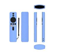YHFZR Coque pour Xiaomi TV Stick 4K, Silicone Antichoc TéLéCommande Etui de Protection Compatible avec Xiaomi TV Stick 4K, Night-Glow Bleu