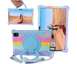 YHFZR Coque Support Rotatif Stand Silicone Antichoc Léger Housse de Protection pour Blackview Tab7 WiFi/Tab8 WiFi Tablet 10,1 Pouce, OSCAL Pad70 /OSCAL Pad60, Coloré