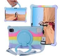 YHFZR Coque Support Rotatif Stand Silicone Antichoc Léger Housse de Protection pour DOOGEE T10 / DOOGEE T10S / DOOGEE T10 Pro Tablet 10,1 Pouce, Coloré-A