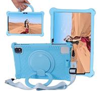 YHFZR Coque Support Rotatif Stand Silicone Antichoc Léger Housse de Protection pour DOOGEE/Teclast/Blackview/OSCAL/BYYBUO/TECLAST M40/P40HD/P30/P20 10,1 Pouce, Bleu
