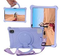 YHFZR Coque Support Rotatif Stand Silicone Antichoc Léger Housse de Protection pour OSCAL 10" / FancyDay 10.1"/ Feyze Tab/HiGrace 10" / Jumper 10"/SGIN 10,1 Pouce, Violet