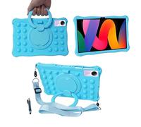 YHFZR Coque Support Rotatif Stand Silicone Antichoc Léger Housse de Protection pour Teclast P50/Blackview Tab 16/Teclast T50/UMIDIGI A15 Tab Tablet 11 Pouce, Bleu