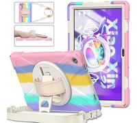 YHFZR Étui Antichoc pour Lenovo Tab M10 Plus 3rd Gen 10,6'', 3 Couches Hybride Résistant aux Chocs avec Support Fonction et Bandoulière pour Lenovo Tab M10 Plus 3rd Gen 10,6'' TB-125FU/128FU, Vert