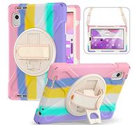 YHFZR Étui Antichoc pour Lenovo Tab M9 9" TB-310FU, Hybride Résistant aux Chocs avec Support Fonction et Bandoulière pour Lenovo Tab M9 9" TB-310FU, Coloré-A