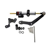 YHGGDN Amortisseur De Direction De Moto pour Benelli BN600 BJ600 BN BJ 600 avec Kit De Support De Montage Support De Montage D'amortisseur Stabilisation Dir(Argent)