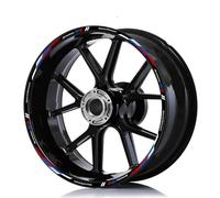 YHGGDN Autocollants Réfléchissants pour Jantes de Moto, PVC, Couleur 3, Taille Unique, Résistant aux Rayures, Étanche, Contient 1 Jeu Complet pour BMW S1000RR S 1000 RR