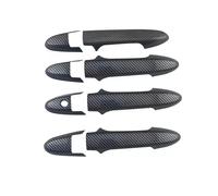 YHGGDN Housses De Poignée De Porte De Voiture 1 Jeu De Garnitures Poignées Porte Extérieures Pour Voiture Pour City Sedan 2015-2020 Décoration Autocollant Protection Garniture(Noir 1)