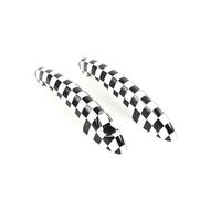YHGGDN Housses De Poignée De Porte De Voiture 2 Enjoliveurs De Poignées Porte Pour MINI Pour Cooper S JCW R50 Protection Avant Arrière Garniture(Couleur 4,Arrière)