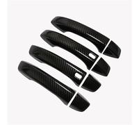 YHGGDN Housses De Poignée De Porte De Voiture Cache-poignées De Porte Extérieures Pour MG ZS 2017-2022 Enjoliveurs Décoratifs Autocollants De Style Garniture(Noir 1)