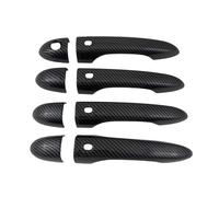 YHGGDN Housses De Poignée De Porte De Voiture Garniture De Poignée Porte Extérieure Pour Maserati Pour Levante (2016-2024) Avec 2 Ou 4 Trous Fixation Noir Brillant Garniture(Couleur 1)