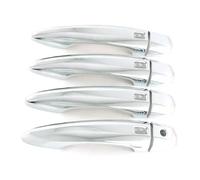 YHGGDN Housses De Poignée De Porte De Voiture Garniture De Poignée Porte Pour Nissan Pour Qashqai Pour X-Trail Pour Rogue (2020-2024) Extérieur Décoration Chrome Garniture(Couleur 1)