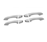 YHGGDN Housses De Poignée De Porte De Voiture Garniture De Poignée Porte Pour VW Pour Golf 6 MK6 2009-2013 Protection Style Autocollant Garniture(Argent 2)