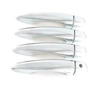 YHGGDN Housses De Poignée De Porte De Voiture Garnitures De Poignées Porte Pour Nissan Pour Teana Pour Altima 2022-2025 Extérieur Argent Chromé Aspect Fibre Carbone 2023 2024 Garniture(Couleur 3)