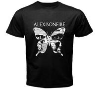 YHGsed233 Alexisonfire Butterfly Logo Men's T-Shirt Black XXL