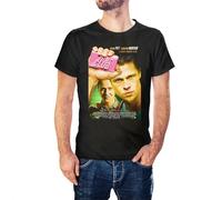 YHGsed233 Retro Fight Club Inspired Movie Poster Direct to Garment Printed T-Shirt Black 3XL