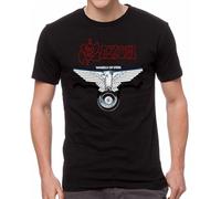 YHGsed233 Saxon Wheels of Steel 1980 Mens T-Shirt Black L