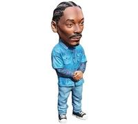 YHHIRCH Ornements en résine rappeur - Décoration de dieu du rap de la côte est - Légende commémorative Hip Hop - Sculptures d'étoiles musicales - Décoration de jardin et d'intérieur (E)