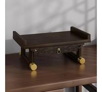 YHHLWXMDZ Table D'autel avec Étagère Coulissante, Table de Méditation Chinoise, Console, Sanctuaire Bouddhiste de Bureau, pour Salon, Chambre à Coucher, Bureau(66cm/25.9in)