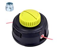 YHJDC 311759008 313318001 Compatible avec Ryobi Weed Eater Tête de débroussailleuse Pièces de rechange adaptées pour modèles Ryobi P2009 40V RY15523A RY253SS et RY15523A Modèles à tige droite