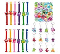 Yhjxly Monster Party Lot de 74 petits cadeaux d'anniversaire pour enfants, cadeaux d'anniversaire d'enfant, jouets pour garçons, monstres et filles