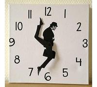 YHJZSM Horloge Murale Idiote Monty Python, inspirée de la comédie Britannique Ministry of Funny Walls Clock, Horloge silencieuse et muette pour Chambre à Coucher, Cuisine, Salon, Cadeaux