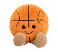 YHLHUXA Peluche Balle Sportive Douce et Câline - Ensemble de Peluches Balles de Sport pour la Décoration de Chambre d'enfant et Cadeau d'anniversaire (Basketball)