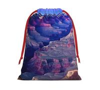Yhlklwkszc Beauty Grand Canyon Sacs cadeaux de Noël 3 tailles avec cordon de serrage pour les vacances, les anniversaires et les fêtes de mariage