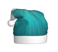 YHLKLWKSZC Chapeau de Noël imprimé drôle de dauphin qui vous regarde, chapeau de Père Noël pour adultes, casquette de vacances unisexe