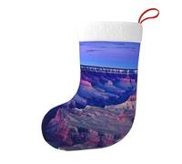 YHLKLWKSZC Chaussette de Noël pour Père Noël, cadeaux festifs pour Noël, fêtes, décorations de fête Beauté Grand Canyon, noir, taille unique