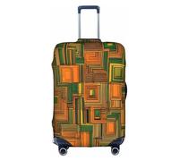 YHLKLWKSZC Housse de protection élastique pour valise, motif ethnique africain, 45,7 à 81,3 cm, blanc, X-Large, Tendance