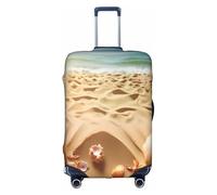 YHLKLWKSZC Housse de protection élastique pour valise, motif pingouin heureux, 45,7 à 81,3 cm, Blanc, Small, tendance.